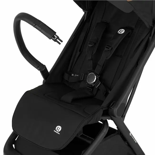 Carucior sport, Petite&Mars, Flip, Pliere compacta cu o mana, Spatar reglabil pana la pozitie de somn, Suport picioare reglabil, Copertina extensibila cu protectie UPF50+, Pana la 22 kg, 0 luni+, Negru BYN670825