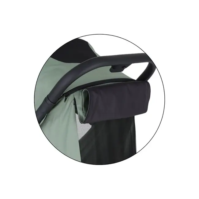 Carucior sport, Petite&Mars, Flip, Pliere compacta cu o mana, Spatar reglabil pana la pozitie de somn, Suport picioare reglabil, Copertina extensibila cu protectie UPF50+, Pana la 22 kg, 0 luni+, Verde Matcha BYN670734