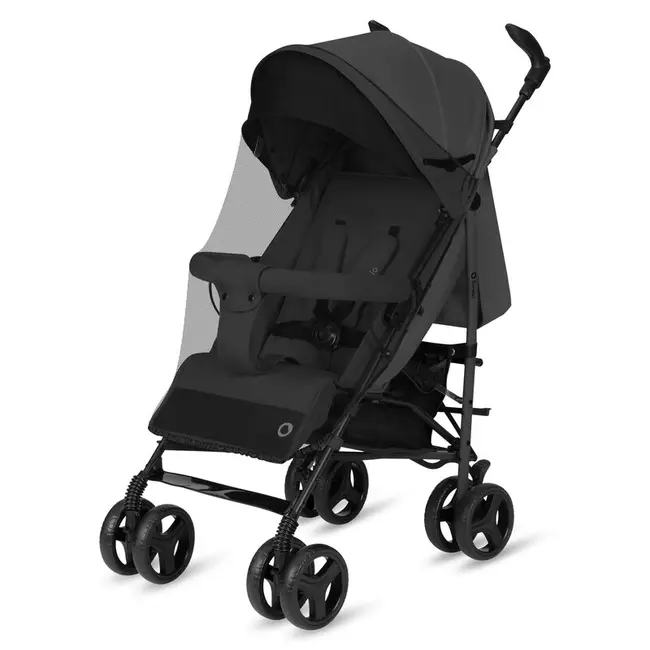 Carucior sport compact, Lionelo, Irma, Spatar ajustabil in 4 pozitii, Suport picioare reglabil, Manere rotative, Pliere tip umbrela, 6- 36 luni, Pana la 15 kg, Conform cu EN1888-1:2018, Gri inchis BYNLO-IRMA_GREY_STONE
