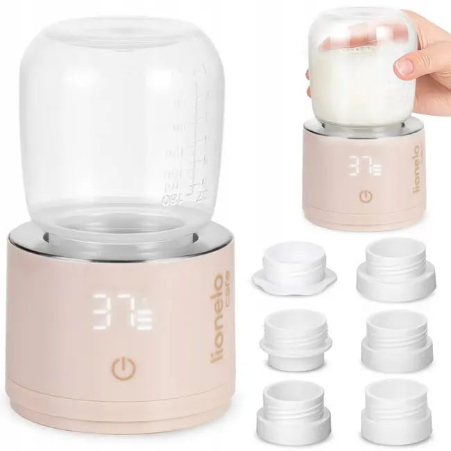 Incalzitor portabil, Lionelo, ThermUp Swift, Portabil, Incalzire in 3 minute, Mentinerea temperaturii, 60 W, USB-C, 4 setari de temperatura: 37-50&deg;C, Recipient 180 ml inclus, Rose Gold BYNLOC-THERMUP_SWIFT