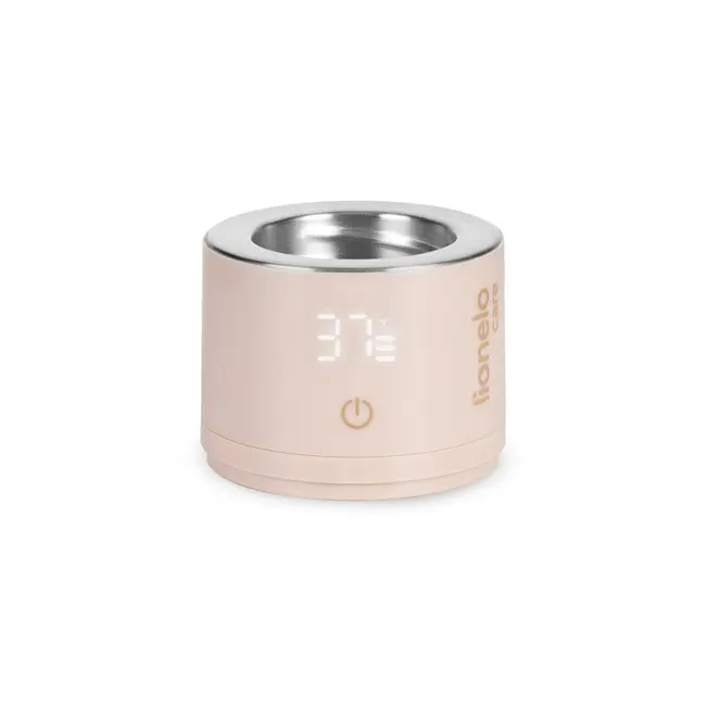 Incalzitor portabil, Lionelo, ThermUp Swift, Portabil, Incalzire in 3 minute, Mentinerea temperaturii, 60 W, USB-C, 4 setari de temperatura: 37-50&deg;C, Recipient 180 ml inclus, Rose Gold BYNLOC-THERMUP_SWIFT