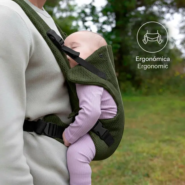 Marsupiu bebe, Jane, Dual Air, Ergonomic, De la nastere pana la 15 Kg, Conform cu EN 13209-2: 2015, Botanic BYN8420421094563