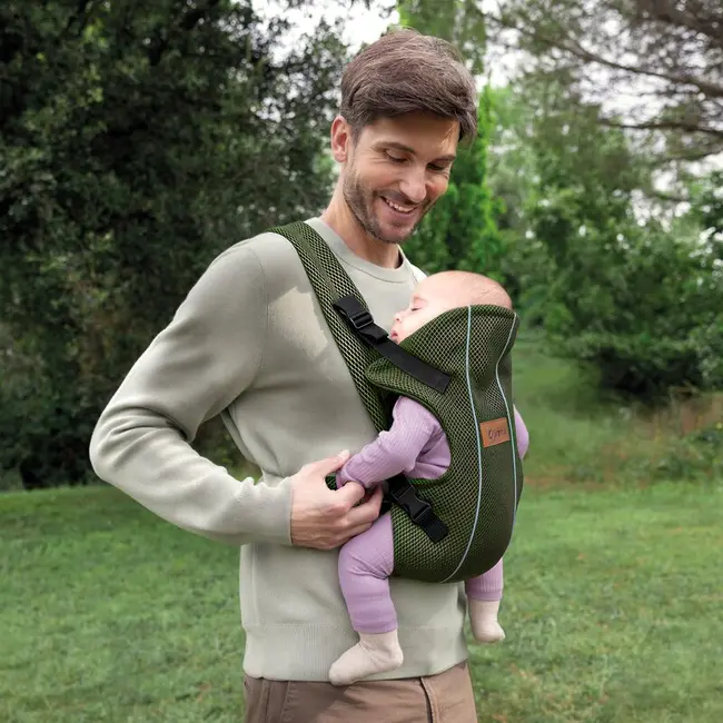 Marsupiu bebe, Jane, Dual Air, Ergonomic, De la nastere pana la 15 Kg, Conform cu EN 13209-2: 2015, Botanic BYN8420421094563