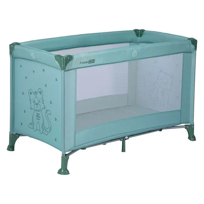 Patut pliant, FreeON, Nap, Cu un nivel, 120x60 cm, Green BYN83013