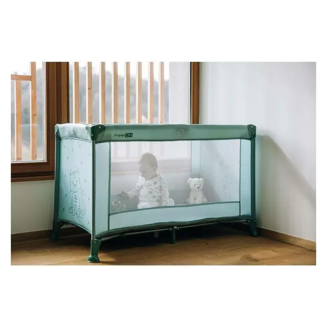 Patut pliant, FreeON, Nap, Cu un nivel, 120x60 cm, Green BYN83013