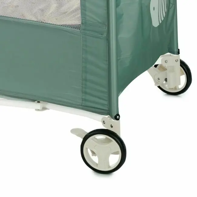 Patut pliant, Jane, Duo Level, Cu roti, Cu arcada cu jucarii, Geanta de transport, Cu doua nivele, Conform standardelor europene EN 716-1:2017+AC:2019EN 16890:2017 + A1:2021, Mist BYN8420421092989