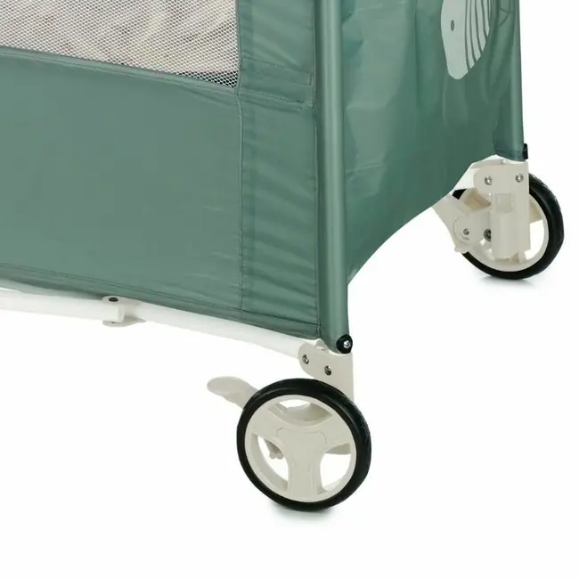 Patut pliant, Jane, Duo Level, Cu roti, Cu arcada cu jucarii, Geanta de transport, Cu doua nivele, Conform standardelor europene EN 716-1:2017+AC:2019EN 16890:2017 + A1:2021, Mist BYN8420421092989