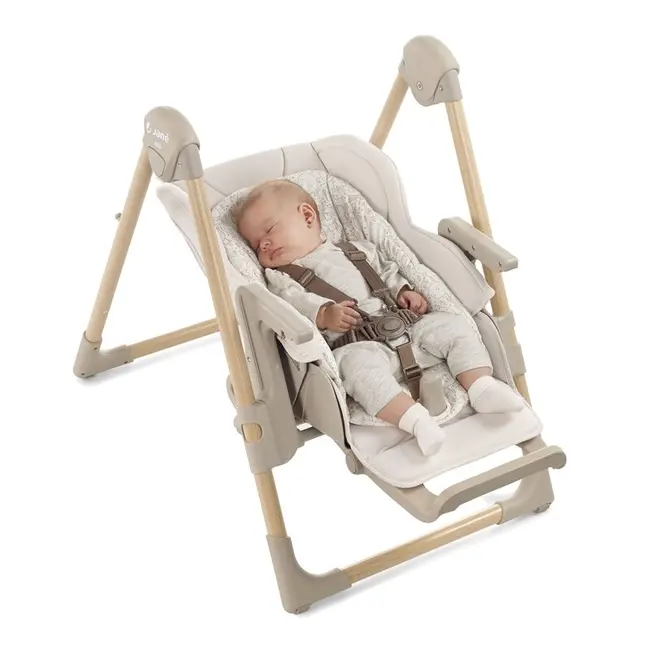 Scaun de masa si Balansoar, Jane, Mila 2 in 1, Transformabil, Multifunctional, 0 luni+, Conform cu standardele europene de securitate EN 14988:2017 + A1:2020EN 12790:2023, Sage BYN8420421094860