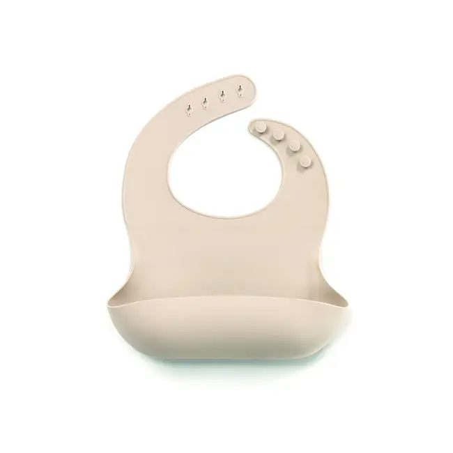 Baveta cu buzunar, Jane, Reglabila, Silicon, Fara BPA, 6 luni+, Sand BYN8420421092439