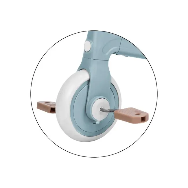 Bicicleta/tricicleta, Petite&Mars, 3 in 1, Multifunctionala, Cu/fara pedale, Ghidon directionabil, Sa reglabila pe inaltime, 2.3 kg, Pana la 25 kg, 12-36 luni, Albastru BYN614837