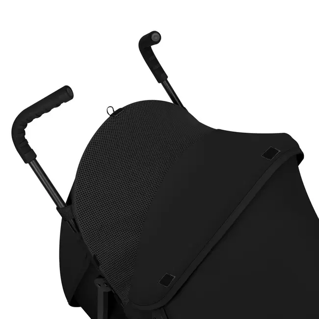 Carucior sport, Lionelo, Elia, Cu plasa de tantari, Suport de picioare reglabil, Spatar ajustabil in 4 pozitii, Capotina XXL, Pliere tip umbrela, Capacitate 15 kg, 6 luni+, EN 1888, Negru BYNLO-ELIA_BLACK_ONYX