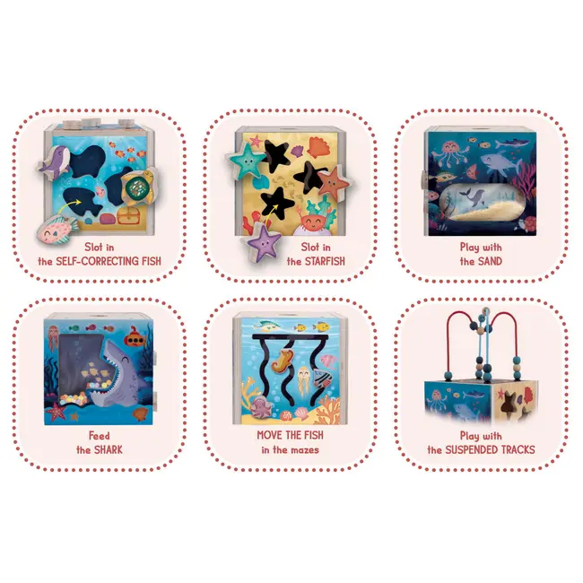 Cub senzorial montessori - oceanul vesel