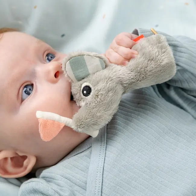 Jucarie senzoriala zornaitoare Done by Deer cu oglinda Celebration