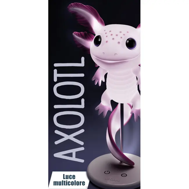 Lampa de veghe multicolora rainy days - axolotl