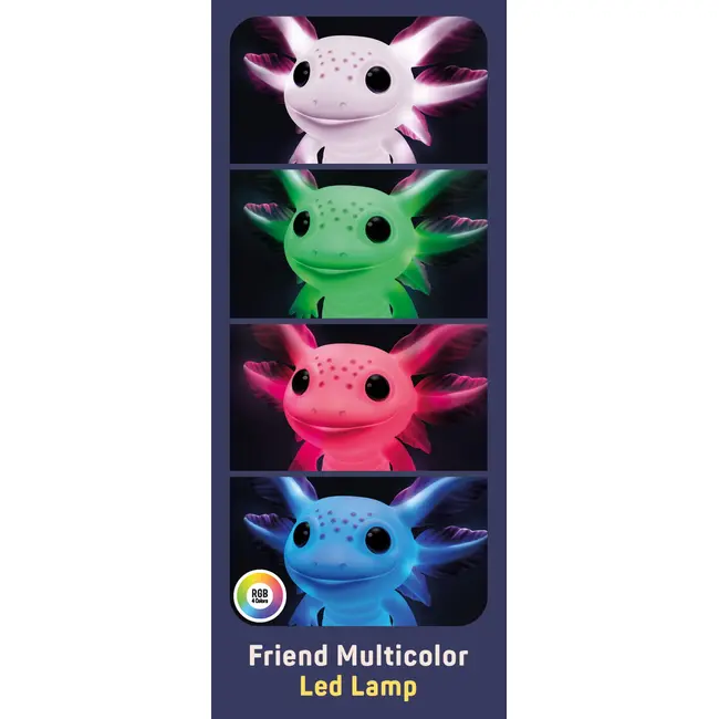 Lampa de veghe multicolora rainy days - axolotl