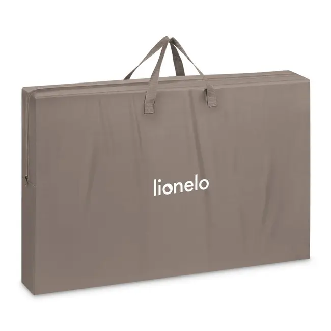 Patut co-sleeper, Lionelo, Pari, Multifunctional, Cu leganare, Reglabil in 6 pozitii pe inaltime, Saltea cu densitate T25, Geanta transport, 84x48x70-80 cm, Taupe BYNLO-PARI_BEIGE_TAUPE