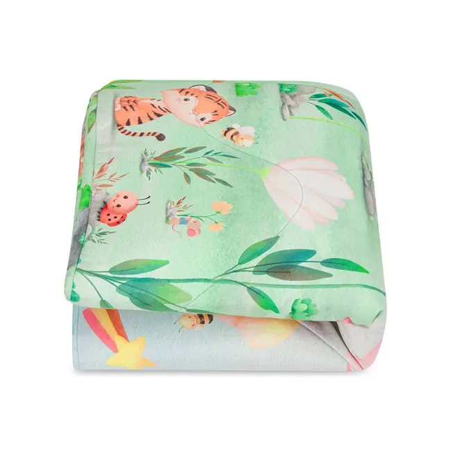 Salteluta interactiva, Lionelo, Inga, 7 jucarii senzoriale, detasabile, fosnaitoare, 116x112 cm, Lavabila la masina de spalat, Multicolor BYNLO-INGA_MULTICOLOR