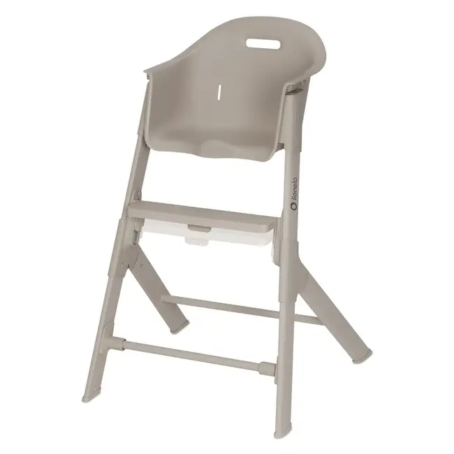 Scaun de masa, Lionelo, Beny, Suport de picioare si tavita ajustabile in 2 pozitii, Insertie moale, Centuri in 3 puncte, Asamblare rapida, Sustine 15 kg, 6 luni+, Bej BYNLO-BENY_BEIGE_SAND