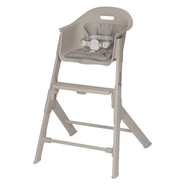 Scaun de masa, Lionelo, Beny, Suport de picioare si tavita ajustabile in 2 pozitii, Insertie moale, Centuri in 3 puncte, Asamblare rapida, Sustine 15 kg, 6 luni+, Bej BYNLO-BENY_BEIGE_SAND