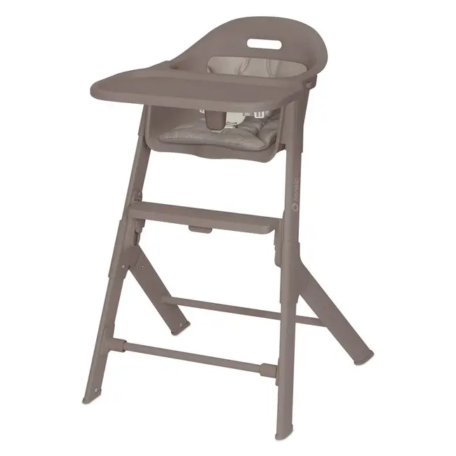 Scaun de masa, Lionelo, Beny, Suport de picioare si tavita ajustabile in 2 pozitii, Insertie moale, Centuri in 3 puncte, Asamblare rapida, Sustine 15 kg, 6 luni+, Taupe BYNLO-BENY_BEIGE_TAUPE