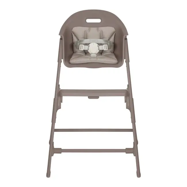 Scaun de masa, Lionelo, Beny, Suport de picioare si tavita ajustabile in 2 pozitii, Insertie moale, Centuri in 3 puncte, Asamblare rapida, Sustine 15 kg, 6 luni+, Taupe BYNLO-BENY_BEIGE_TAUPE