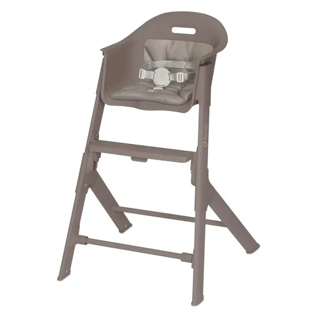 Scaun de masa, Lionelo, Beny, Suport de picioare si tavita ajustabile in 2 pozitii, Insertie moale, Centuri in 3 puncte, Asamblare rapida, Sustine 15 kg, 6 luni+, Taupe BYNLO-BENY_BEIGE_TAUPE