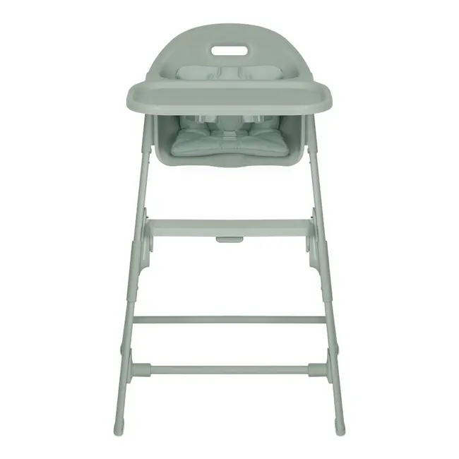 Scaun de masa, Lionelo, Beny, Suport de picioare si tavita ajustabile in 2 pozitii, Insertie moale, Centuri in 3 puncte, Asamblare rapida, Sustine 15 kg, 6 luni+, Verde BYNLO-BENY_GREEN_SAGE