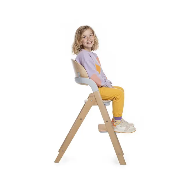 Scaun de masa multifunctional pliabil, Jane, Forest, De la 6 luni la adult, Din lemn fag, Greutate maxima 100 Kg, Mist BYN8420421094082