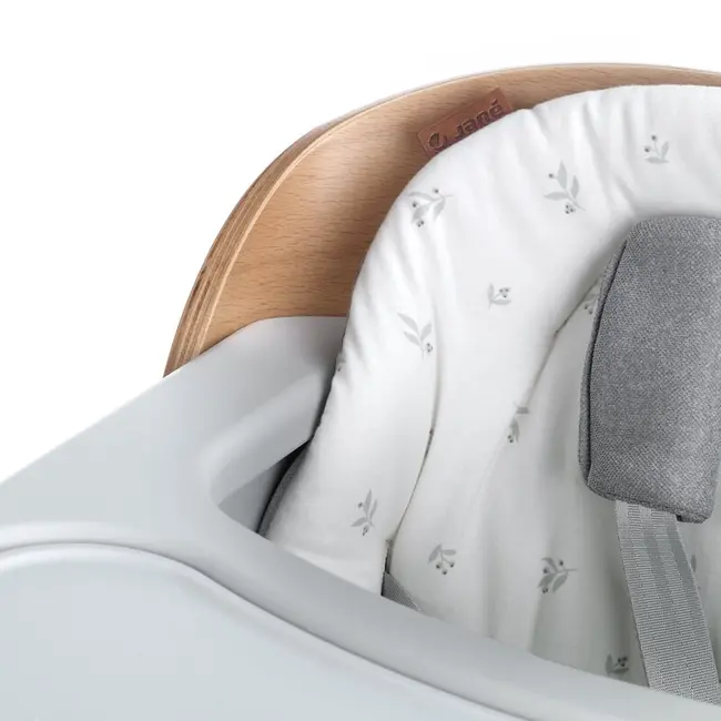 Scaun de masa multifunctional pliabil, Jane, Forest, De la 6 luni la adult, Din lemn fag, Greutate maxima 100 Kg, Sage BYN8420421093405