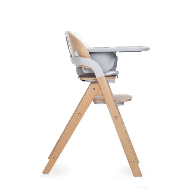 Scaun de masa multifunctional pliabil, Jane, Forest, De la 6 luni la adult, Din lemn fag, Greutate maxima 100 Kg, Sage BYN8420421093405