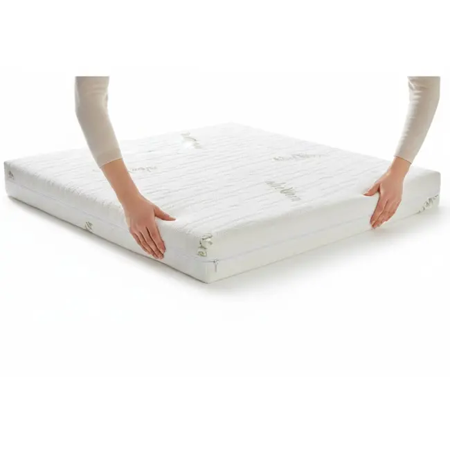 Saltea SafeNest Cu Lana 3 Straturi 115 x 115 x 12 Cm, Husa Jacquard Deluxe - ASC6427968009182