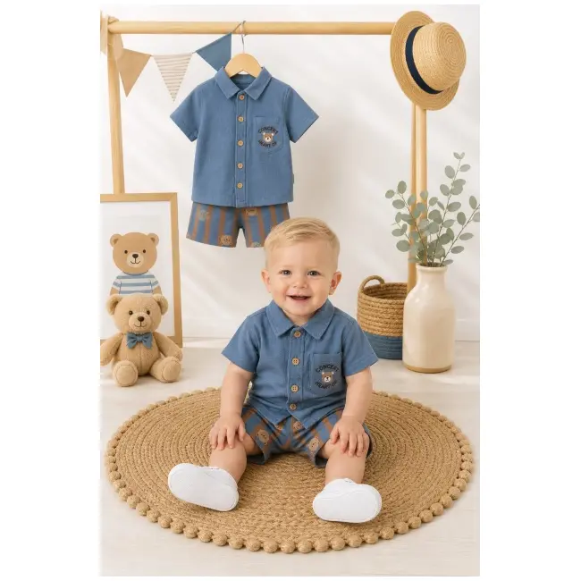 Citir, set pantalonasi si camasuta ursuleti bma7277-1