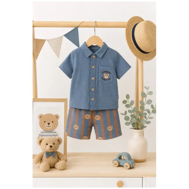 Citir, set pantalonasi si camasuta ursuleti bma7277-1