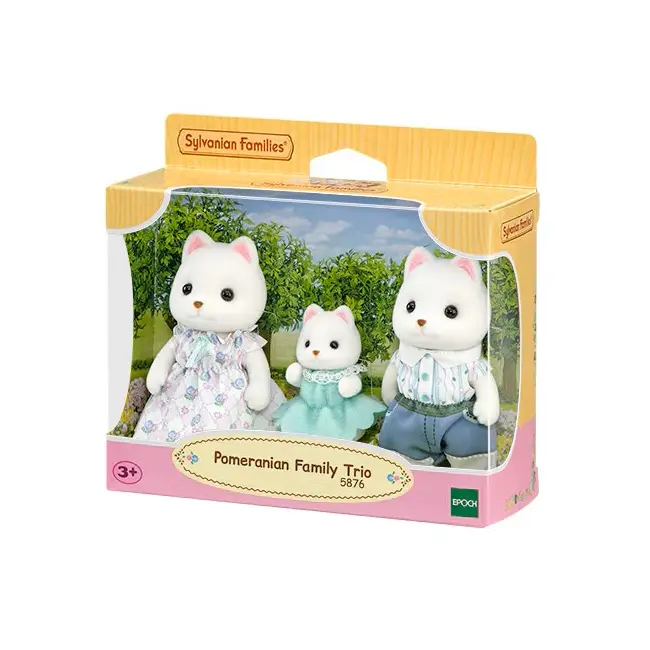 Figurine sylvanian families-familia pomeranienilor trio sf5876