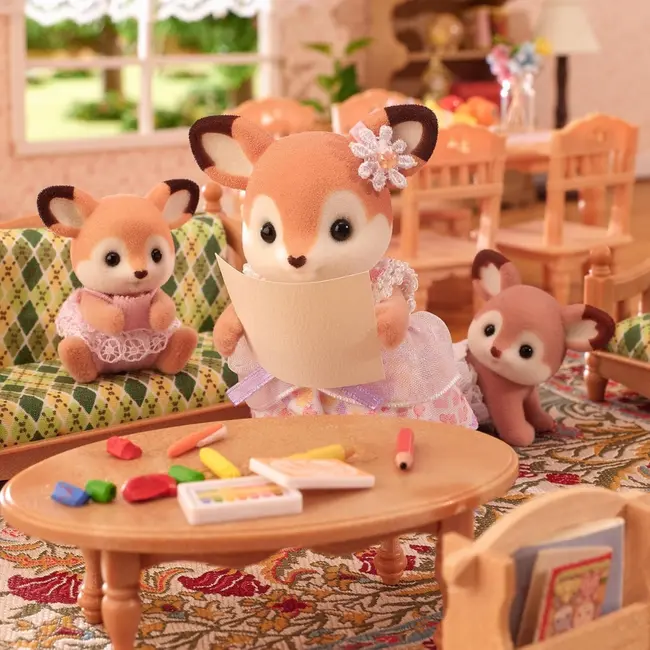 Figurine sylvanian families-gemeni caprioare sf5800