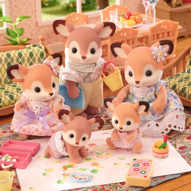 Figurine sylvanian families-gemeni caprioare sf5800