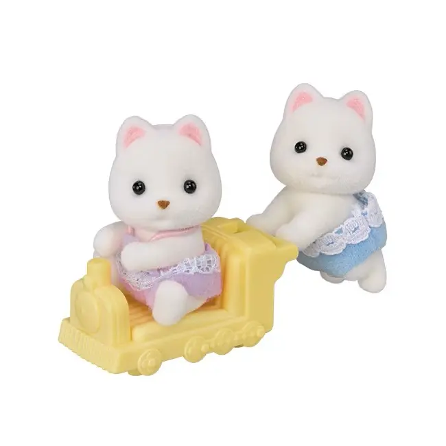 Figurine sylvanian families-gemeni pomeranieni sf5877