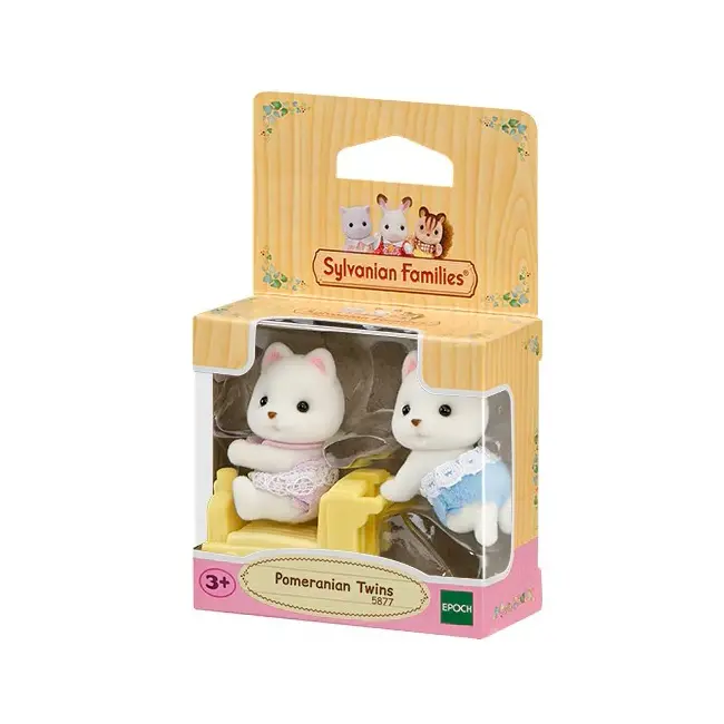 Figurine sylvanian families-gemeni pomeranieni sf5877