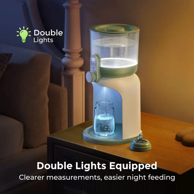 Incalzitor de apa Momcozy Dual Lights pentru mese nocturne