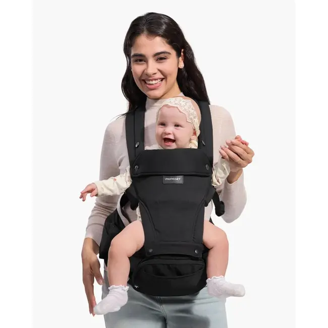 Marsupiu Momcozy cu sezut Black