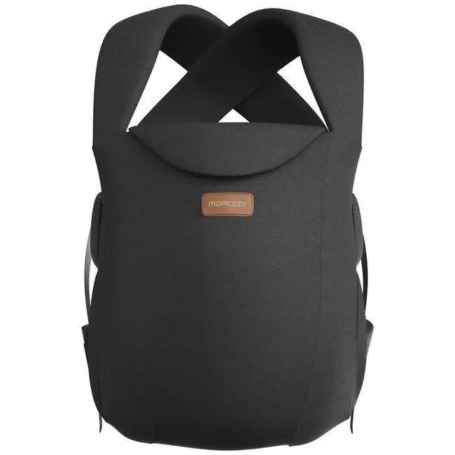 Marsupiu nou nascut Momcozy WeeSnug bumbac Black