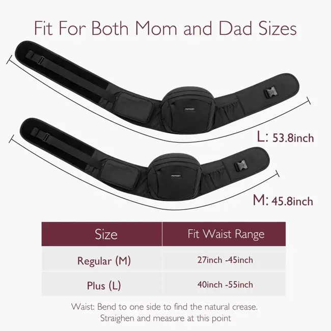 Marsupiu tip sezut Momcozy M Black