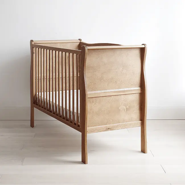Patut Din Lemn Pentru Bebe, Inaltime Saltea Reglabila, Noble Vintage 120x60 Cm Pjbnoble_cot_vintage