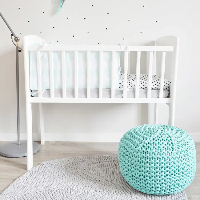 Patut Mic, Co-sleeping Din Lemn, Alb 90 X 40 Cm Pjbbedside_alb01