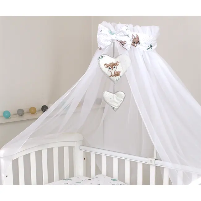 Baldachin Din Tul Pentru Patut, 300x160 Cm, Caprioara ,   Amy   Protectie, Confort Si Decor Elegant Pjb83695