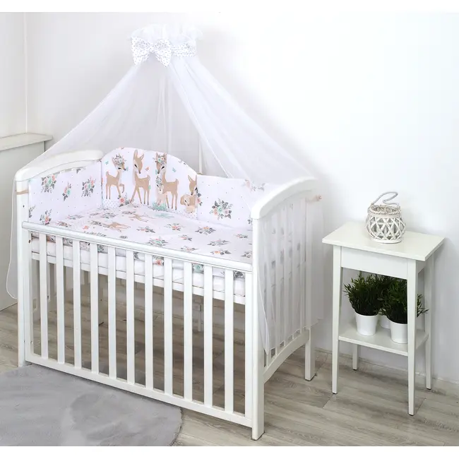 Baldachin Din Tul Pentru Patut, 300x160 Cm, Cu Funda Cu Buline ,   Amy   Protectie, Confort Si Decor Elegant Pjb819