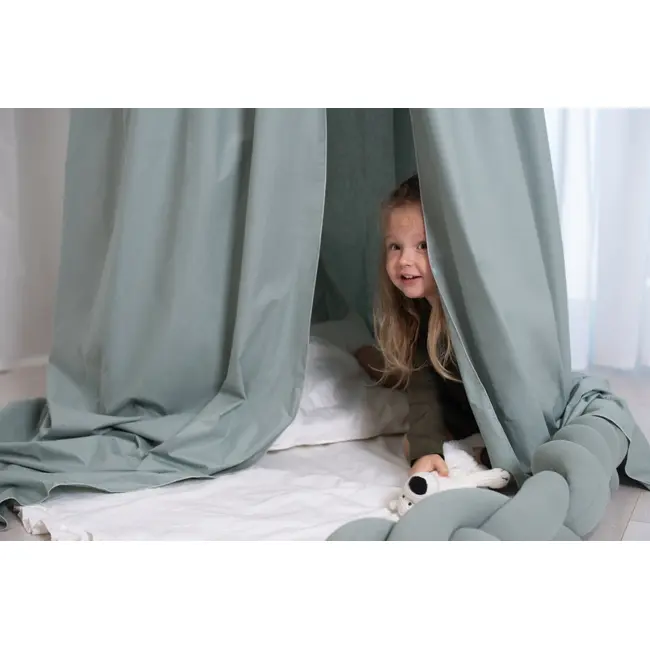 Baldachin Suspendat Multifunctional, Bumbac, 320x250 Cm, Pure Verde Salvia Pjb80100