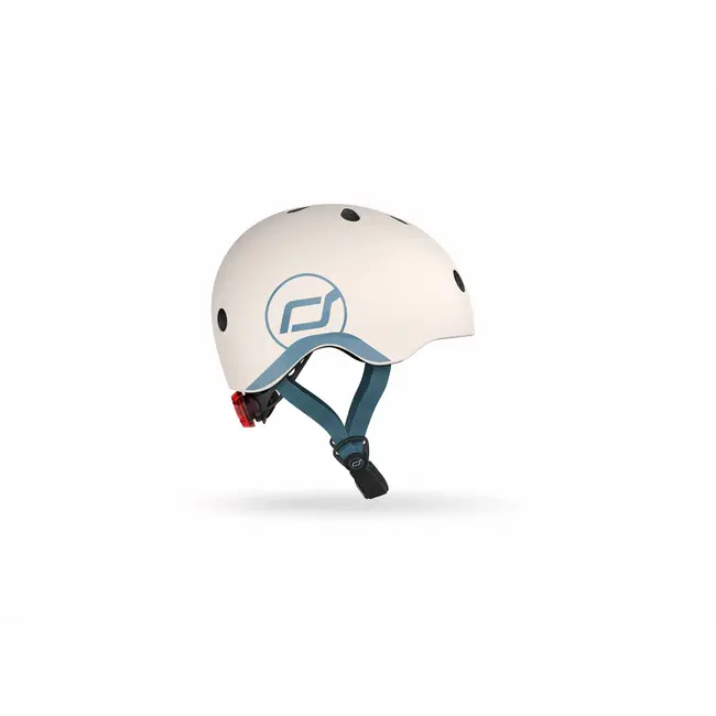 Casca De Protectie Pentru Copii, Sistem De Reglare Magnetic Cu Led, Xxs-s, 45-51 Cm, 1 An+, Ash, Scoot  Ride Pjb96360