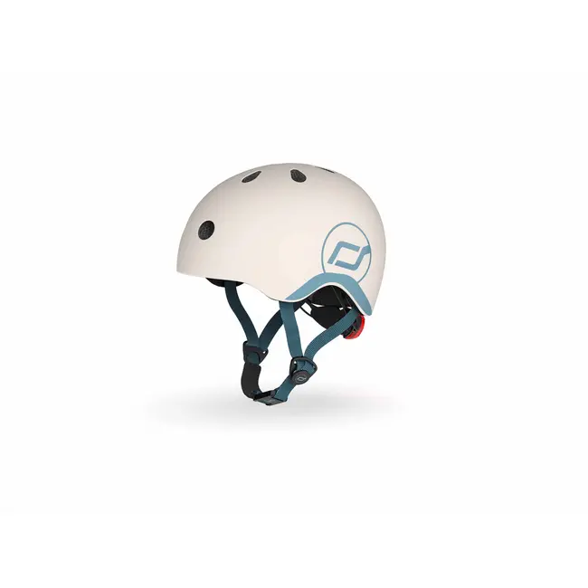 Casca De Protectie Pentru Copii, Sistem De Reglare Magnetic Cu Led, Xxs-s, 45-51 Cm, 1 An+, Ash, Scoot  Ride Pjb96360