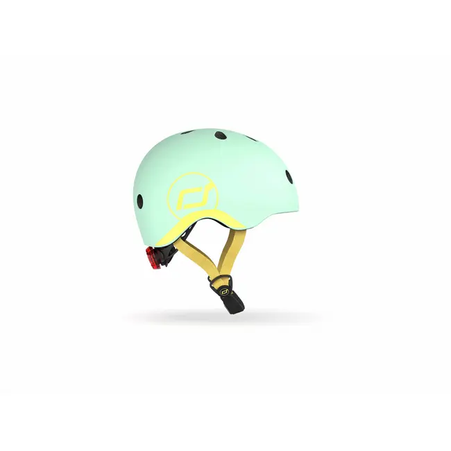 Casca De Protectie Pentru Copii, Sistem De Reglare Magnetic Cu Led, Xxs-s, 45-51 Cm, 1 An+, Kiwi, Scoot  Ride Pjb96391